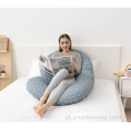 Boa qualidade confortável u forma a algodão travesseiro de gravidez de algodão